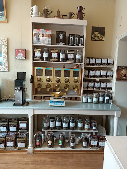 photos of lots of different jars of coffee