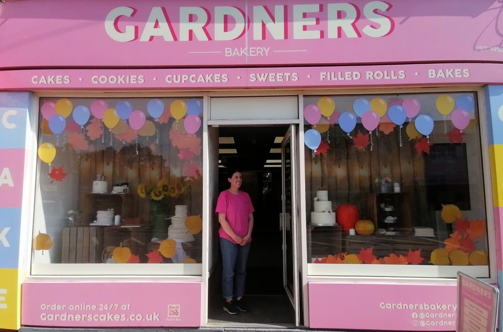 Amber in Gardners Bakery as it is today.