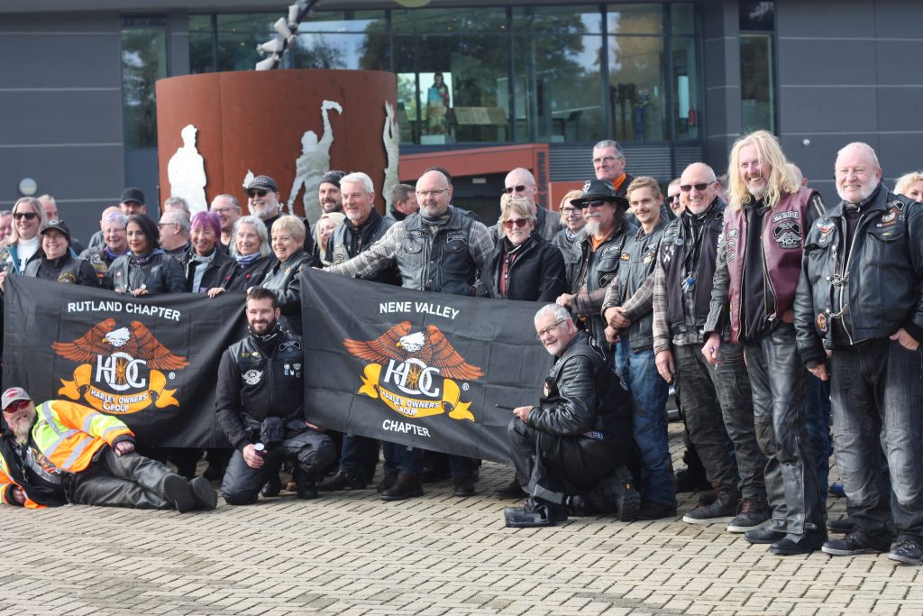 The Nene Valley Chapter of the Harley Davidson Group.
