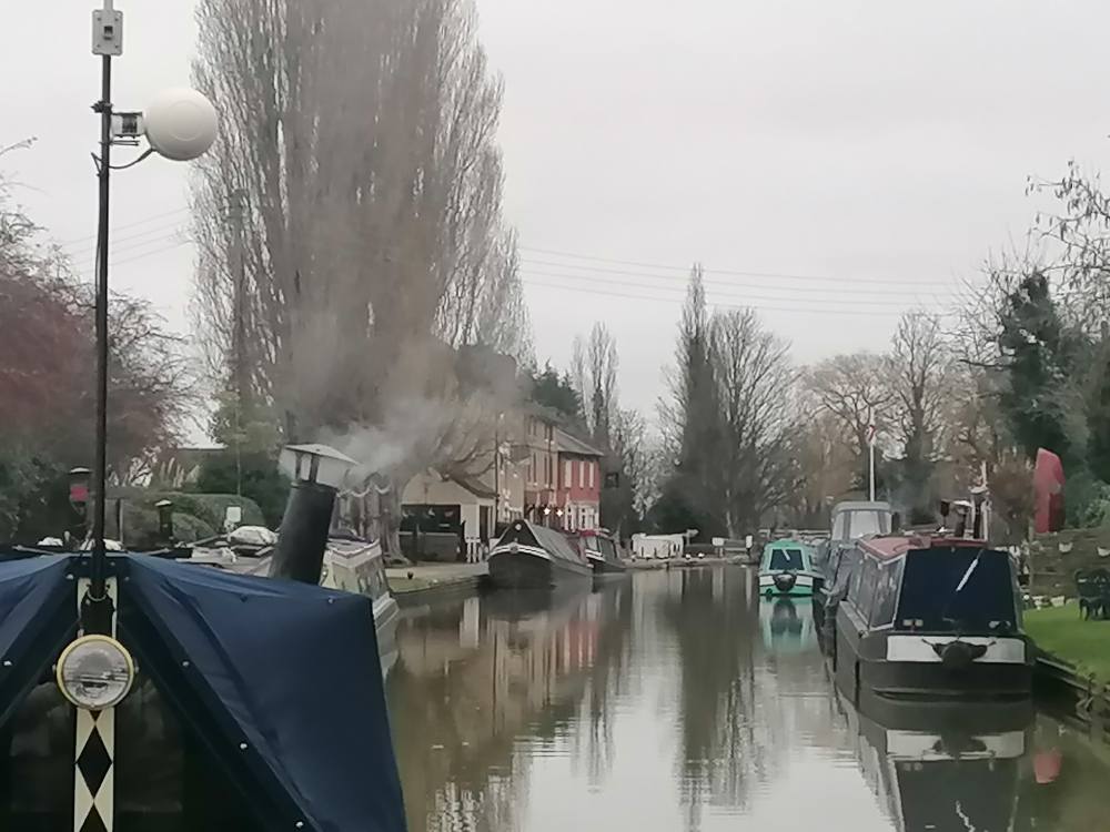  A pretty scene of Stoke Bruene. 