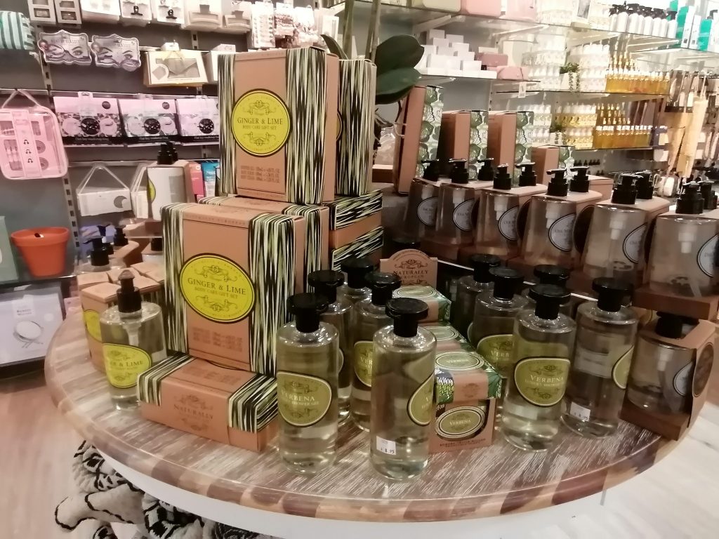 ginger and lime bath oil