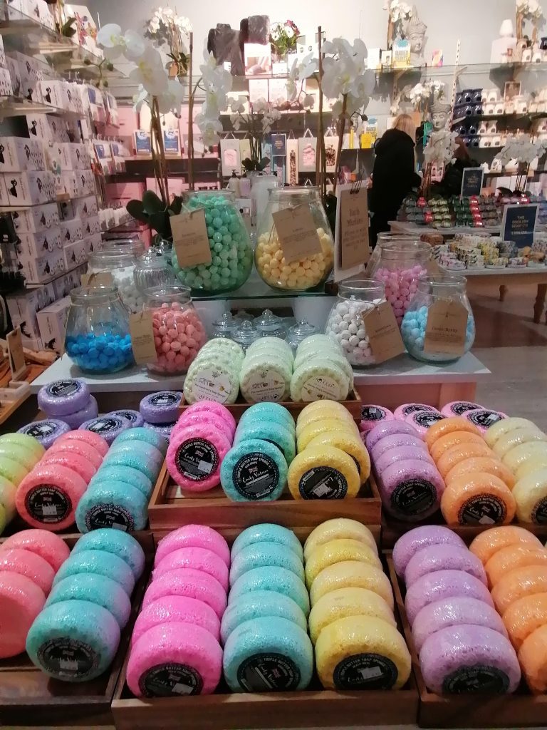 bars of soap on display