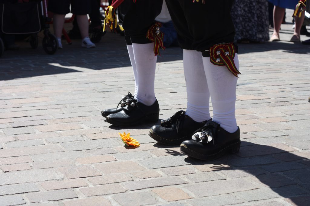 Four feet and a flower