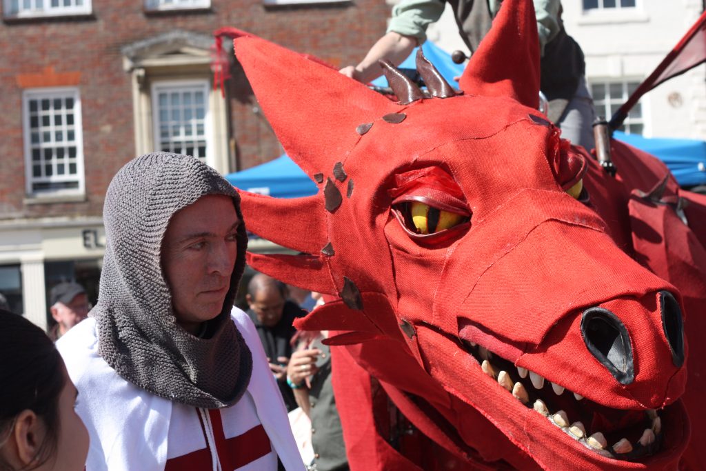 St George and the dragon