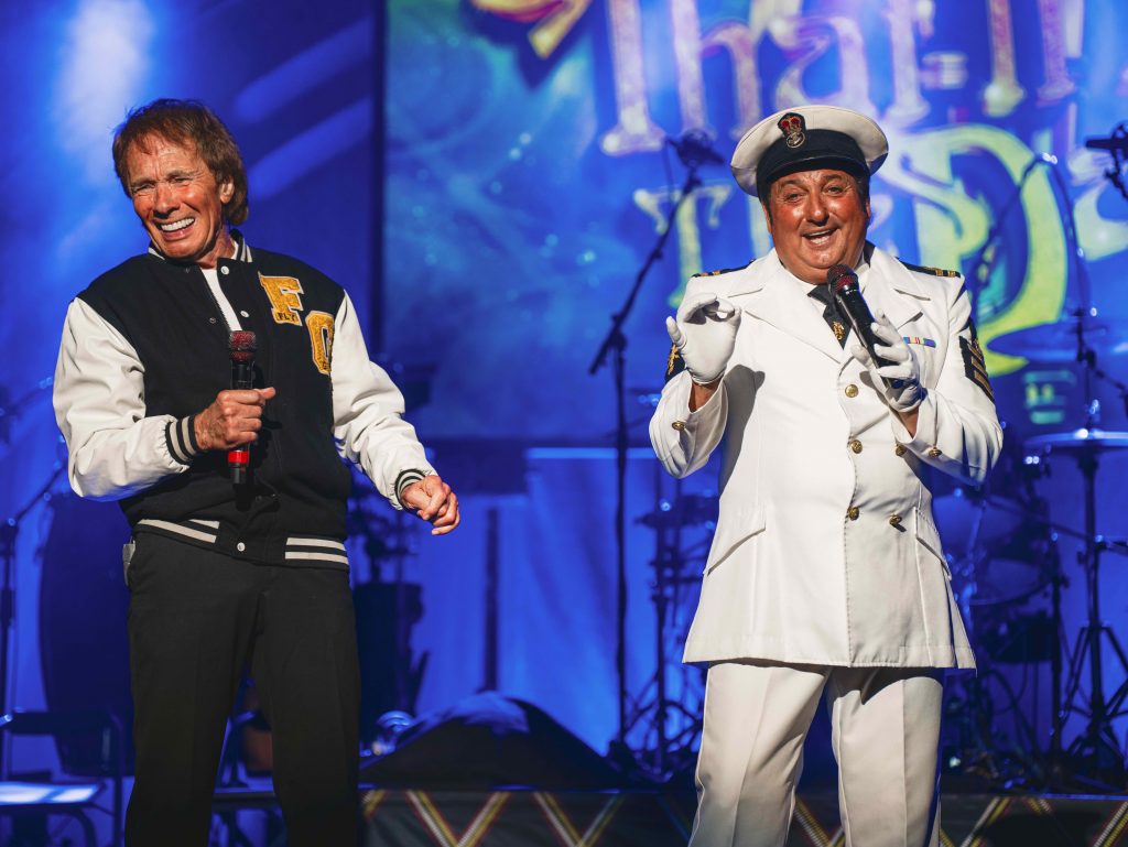 Trevor Payne left and another musician