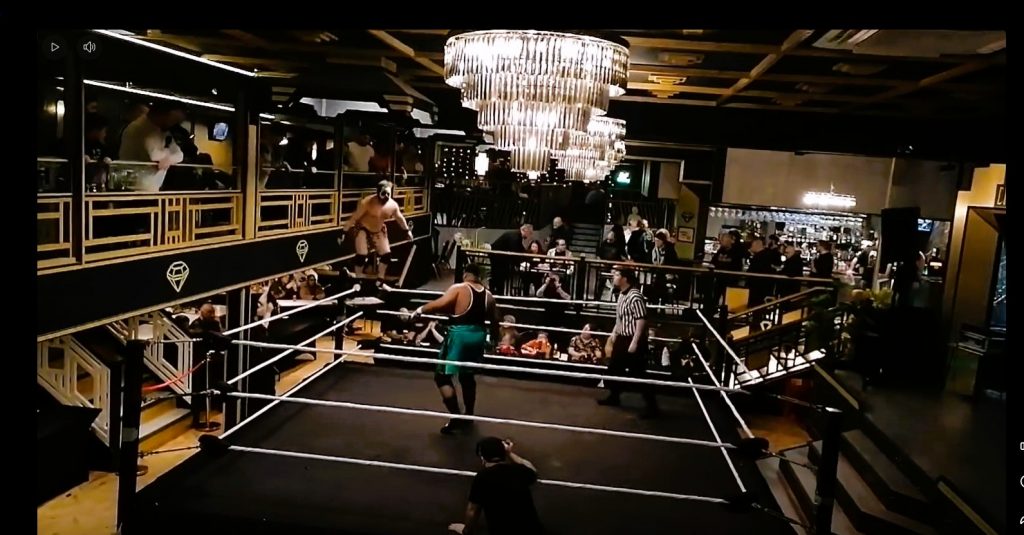 A wrestling ring at WIn Academy