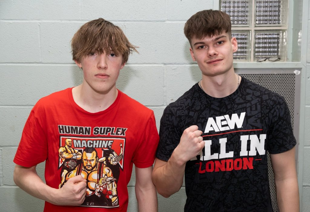 Two men from WIN Wrestling