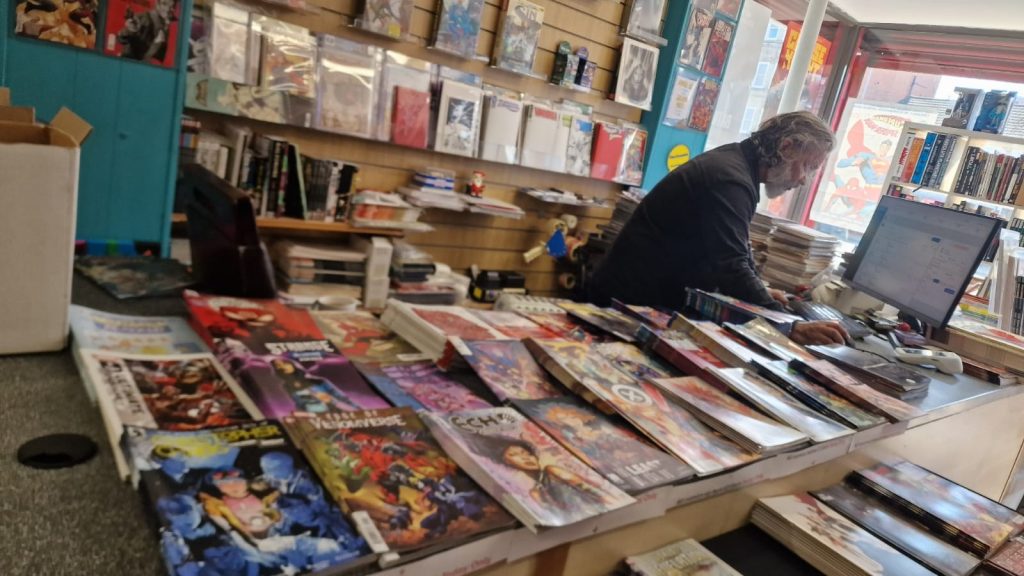 Owner of Close Encounters Comic Shop