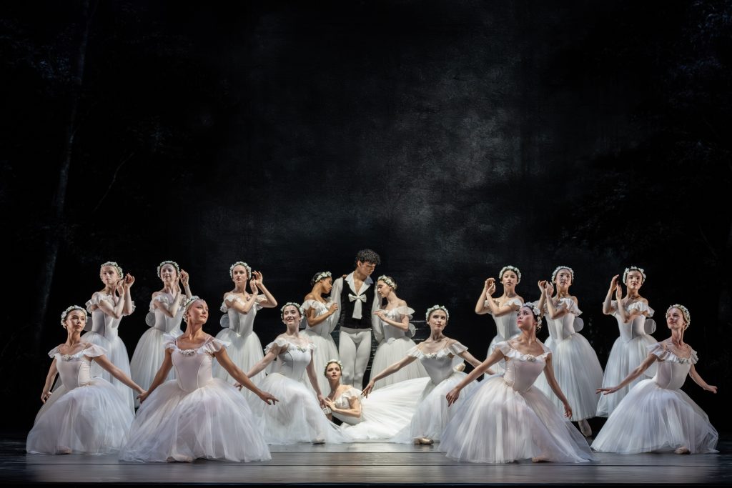 An ensemble of dancers