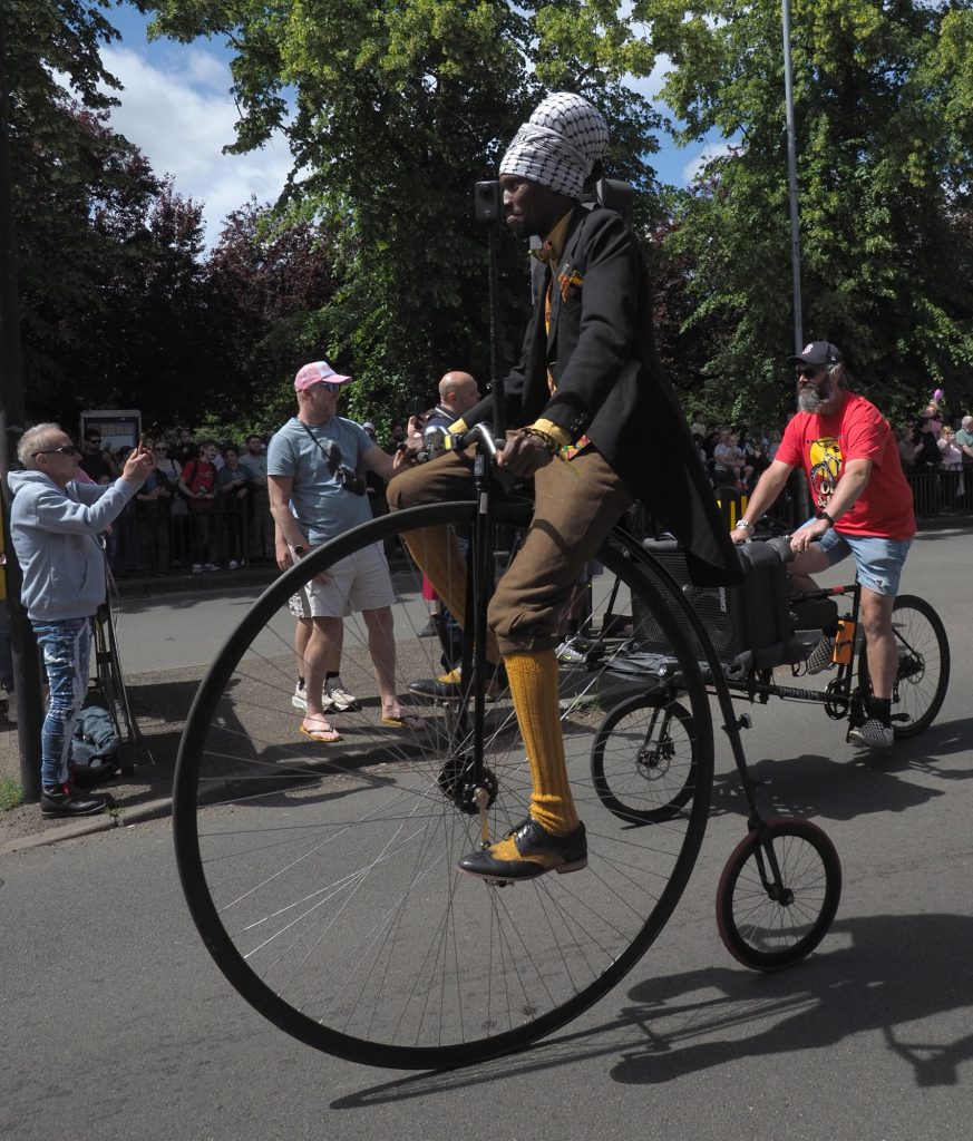 A man on bike