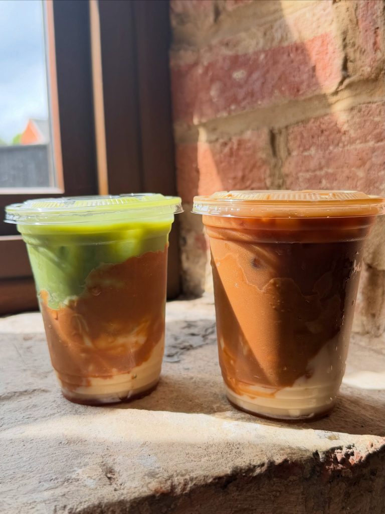 Two drinks at Davey's